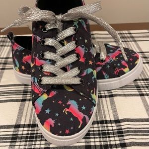 Fabkids Rainbow Unicorn Sneakers Size 1
